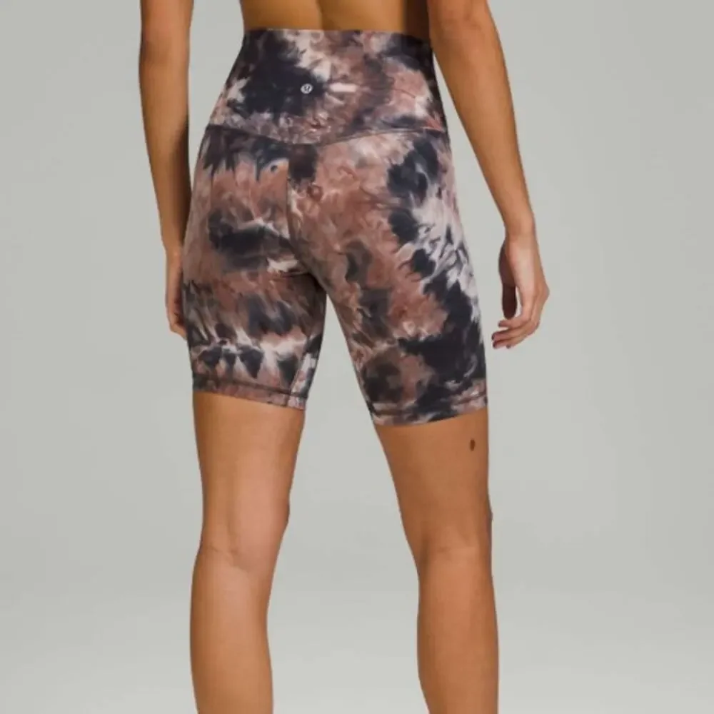lululemon Align High Rise Biker Shorts 4 Diamond Dye Smoky Topaz Athleisure